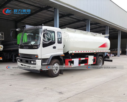 Isuzu FTR 12m3 Oil Transport Fuel Tanker Truck For Southeast Asia South America Market
