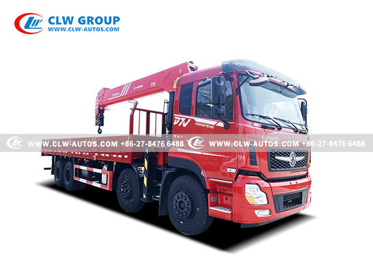 Dongfeng 16 Ton Truck Mounted Crane with Straight Boom Hydraulic Loaders