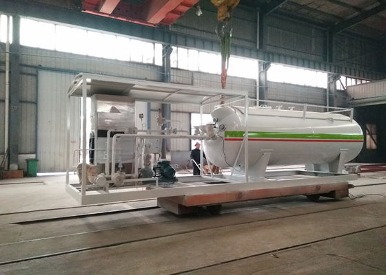 Large LPG Gas Storage Tank Gas Cylinder Filling Station 10CBM 5 Tons