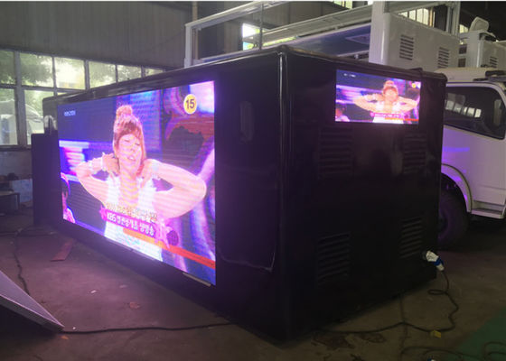 Advertising Mobile Digital Billboard Truck , P5 / P6 Led Video Truck