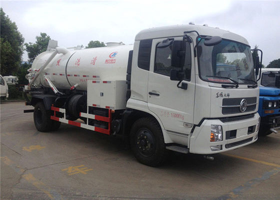 High Pressure Vacuum Suction Truck With 6cbm Water Tanker 6cbm Sewage Tanker