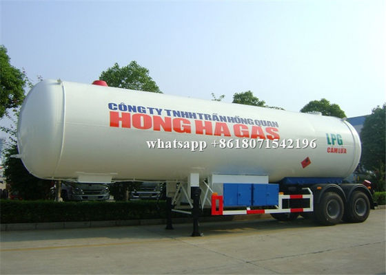 Large Capacity LPG Transport Truck Semi Trailer Propane Bridger Truck