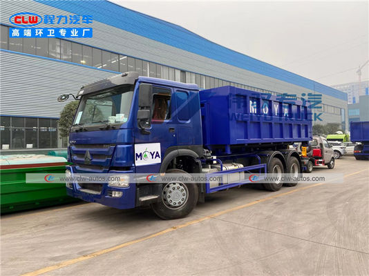 SINOTRUK HOWO 6x4 20cbm Hook Lift Garbage Truck