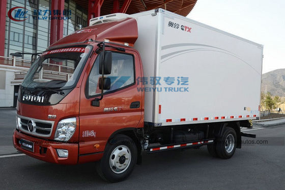Foton 4x2 8T Diesel Engine Refrigerated Transport Trucks