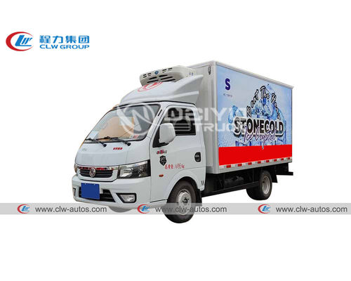 Dongfeng Refrigerated Cold Room Van Mini Truck Freezer Van Food Transport Box Truck