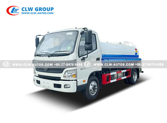 Foton Rhd Water Sprinkler Mobile Delivery Water Truck 6CBM