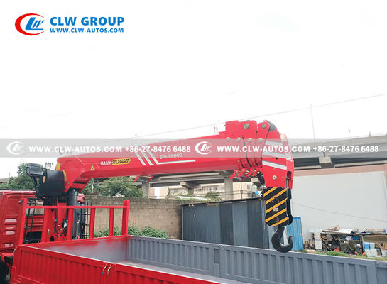Dongfeng 16 Ton Truck Mounted Crane with Straight Boom Hydraulic Loaders