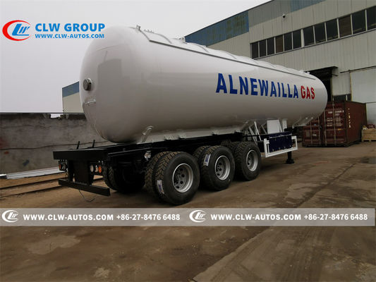 54M3 SA516GR70 Tank Semi Trailer For LPG Transport