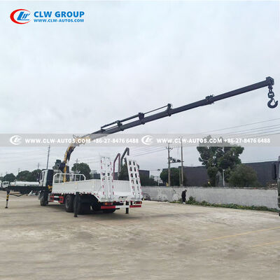 SHACMAN 16-Ton Capacity 6×4 Heavy-Duty Truck Mounted Folding Boom Crane with 360-Degree Rotation