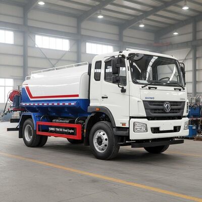 SINOTRUK HOWO CAFU 6000L Fuel Refueling Truck with Dual-Compartment Tank and YUNNEI YN4102 Diesel Engine
