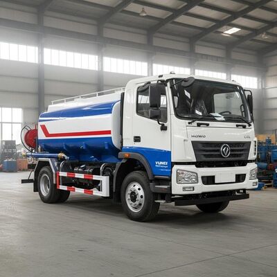 SINOTRUK HOWO CAFU 6000L Fuel Refueling Truck with Dual-Compartment Tank and YUNNEI YN4102 Diesel Engine