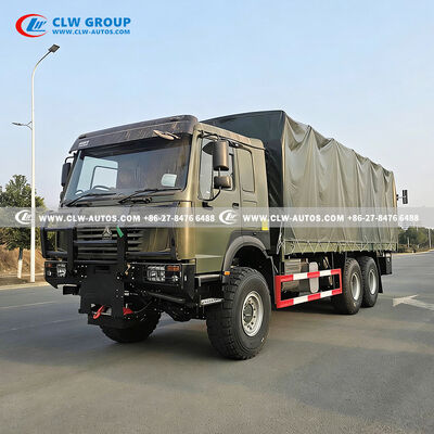 Sinotruk HOWO 6x6 All-Wheel Drive Troop Carrier Truck with 371HP Diesel Engine for 30 Personnel Transport