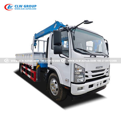 ISUZU KV100 Crane Truck with 5-Ton XCMG Loader Crane | Compact 6-Meter Length & Euro VI Engine