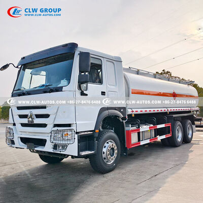 HOWO 371HP 20,000L Fuel Tanker Truck – 6x4 Heavy-Duty Diesel Bowser for Mining and Commercial Fuel Distribution