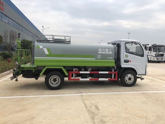 4X2 95HP 4000 Liter Dongfeng Light Truck Stainless Steel Water Bowser Tanker Truck