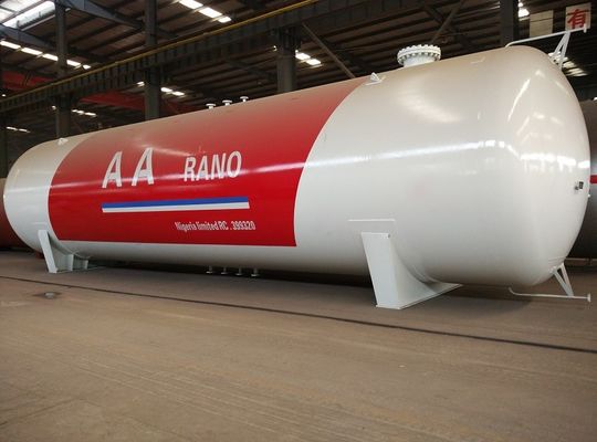 120cbm Large Bulk Propane LPG Gas Storage Tank 60MT 1mm Corrosion Allowance