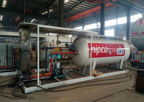 5000L 2.5tons LPG Propane Gas Storage Tanks For Mobile Gas Filling Plant