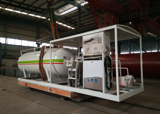 Large LPG Gas Storage Tank Gas Cylinder Filling Station 10CBM 5 Tons