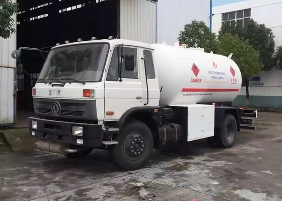 10000 Liter 5 MT Dongfeng LPG Gas Tanker Truck Fuel Delivery Tanker For Butan Gas Delivery / Refilling
