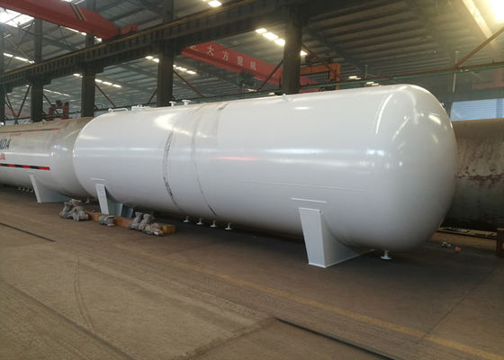 Large Lpg Bulk Storage Tank , 30 Tons 65CBM Liquid Propane Gas Tank  For Gas Filling Plant