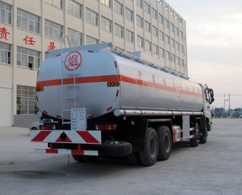 25 Ton Fuel Delivery Tank Truck , 30000 Liters Bobtail Fuel Truck Long Distance