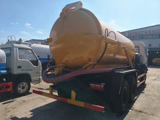 Septic Vacuum Suction Truck 210hp 10 Wheel 16cbm With Hydraulic Control System