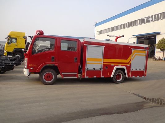 Water Tank Fire Brigade Truck ISUZU 3.5ton 4t 4000 Liters Water Fire Fighting Truck