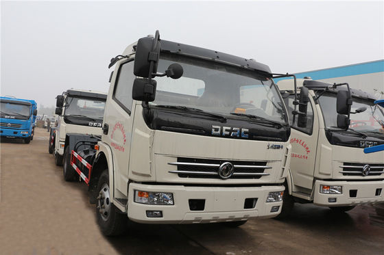 Roll Off Container Waste Removal Trucks 6 Tons Dongfeng Carbon Steel Q235B Material