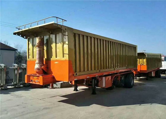 Dump Tanks Trucks And Trailers 3 Axle Tipping Rear Unloading Dump Semi Trailer