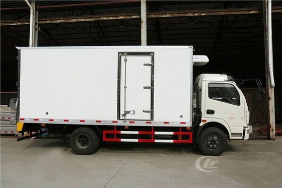 Insulation Refrigerated Box Truck 4t Dongfeng 80mm Interbed Thickness