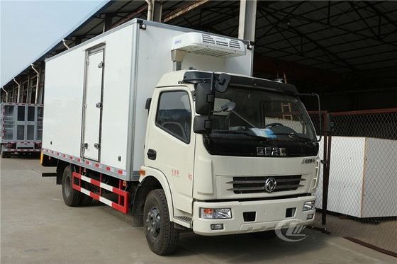 Insulation Refrigerated Box Truck 4t Dongfeng 80mm Interbed Thickness