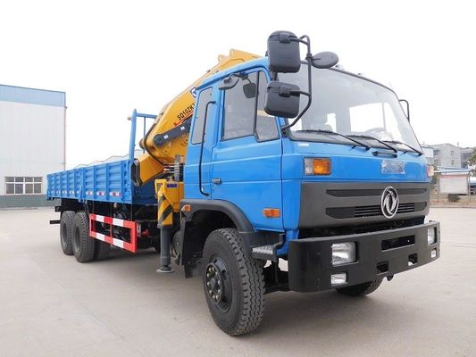 Dongfeng 10  Wheel Truck Mounted Telescopic Crane 10ton With Folded Kunckle