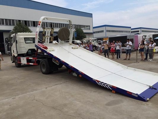 FAW 4 Ton Emergency Wrecker Tow Truck 6.2 Meters Plate Towing Recovery