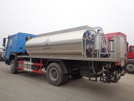 Howo 266hp 10 Tons Tanker Truck Trailer Modified Bitumen Distributor Truck