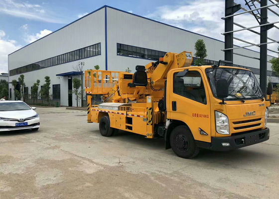 Automatic 12m Cherry Picker Aerial Lift Truck Electronical Controlled Lifting