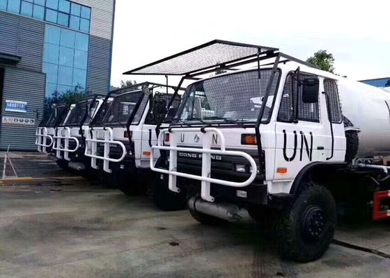 6 X 6 Diesel Refueling Truck , 10CBM 12CBM Fuel Transport Trucks Customized Painting