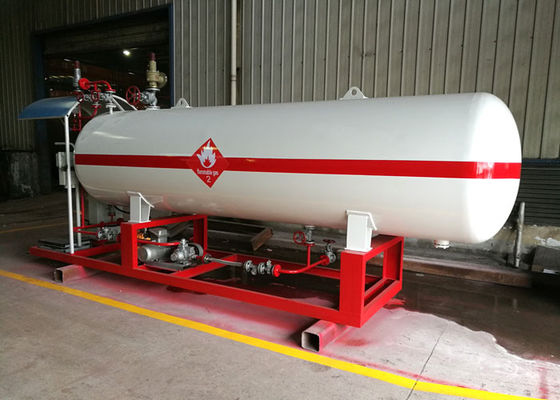 5CBM LPG Gas Storage Tank Refueling Station Mini 2t 2.5t 1.77MPa Design Pressure