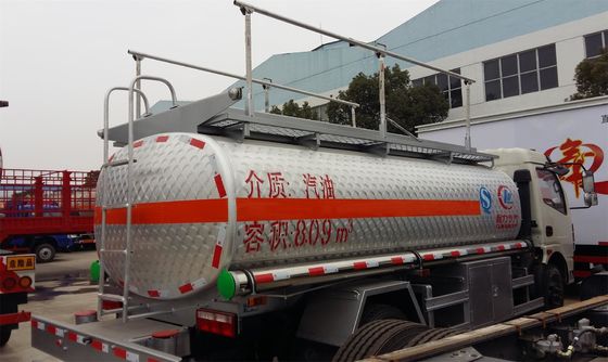 8000L Stainless Steel Fuel Delivery Truck Rust Resistant For Petorl / Diesel Refueling