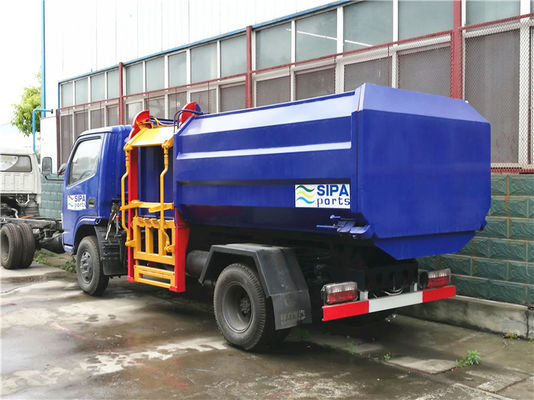 Full Automatic Rubbish Collection Truck / Hydraulic Control Pick Up Garbage Truck