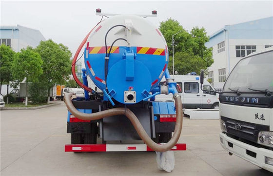 10000liters Sewage Cleaning Tank Truck for Urban Septic Sewage Suction Vehicle Fecal Sucking Truck
