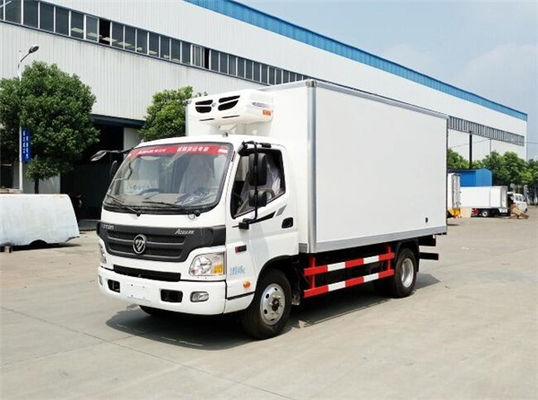 FOTON 130HP 4x2 2Ton Carrier Cooler Refrigerator Van Truck For Meat And Fish