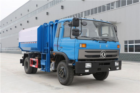 12CBM Side Loading And Rear Discharging Compactor Garbage Truck Diesel Fuel Type