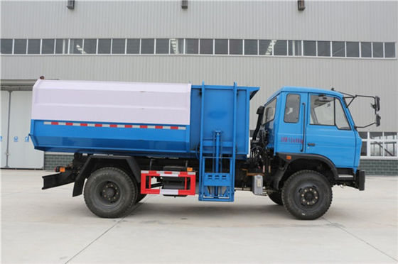 12CBM Side Loading And Rear Discharging Compactor Garbage Truck Diesel Fuel Type