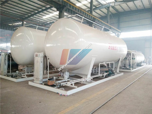 Carbon Steel 40000 Liters 20MT LPG Gas Storage Tank Cooking Gas Filling Station