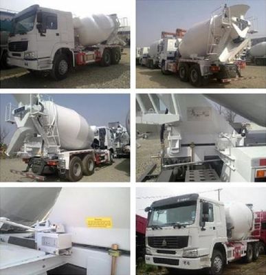 Sinotruk 6cbm Concrete Transit Mixer Truck Construction Concrete Transport Truck