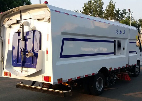 ISUZU 115HP LHD Customized Street Sweeper Vacuum Truck With High Pressure Water Spray