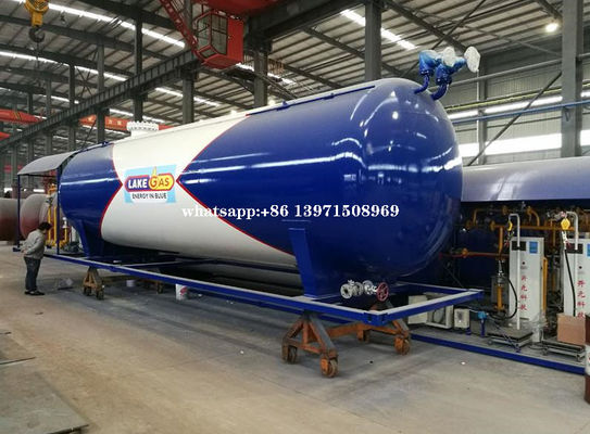 50cbm / 50000L LPG Bulk Storage Tank Q345R / SA516 Tank Material Top Grade