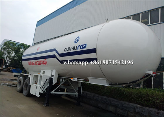 40m3 Propane Butane LPG Gas Tanker Truck 12mm Tank Thickness Highly Durable