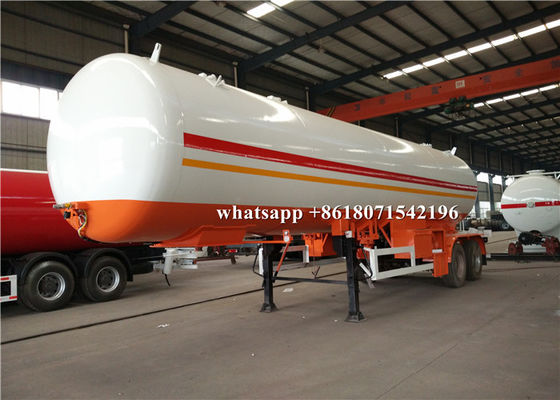2 Axle 40000 Liters Liquid Propane Cylinder Truck Q345r And Q370r Tanker Material