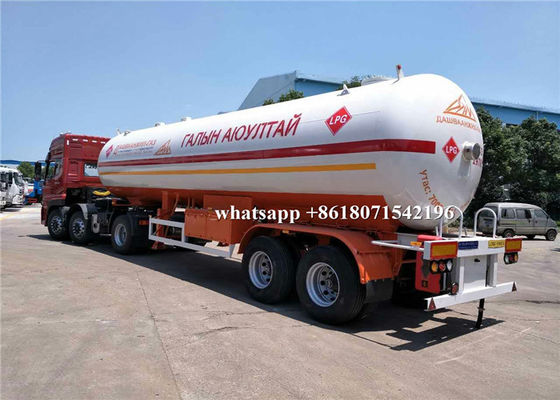 2 Axle 40000 Liters Liquid Propane Cylinder Truck Q345r And Q370r Tanker Material